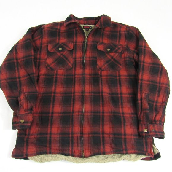 Wolverine Fleece Lined Flannel Shirt 